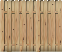 Bohlenzaun Vitoria 180x150 cm Lärche naturbelassen