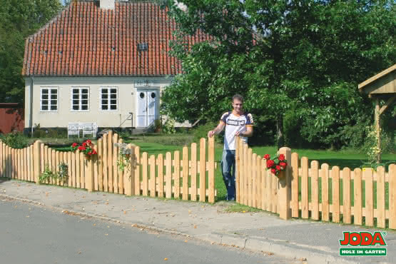 Staketenzaun Tor Pforte Doppeltor