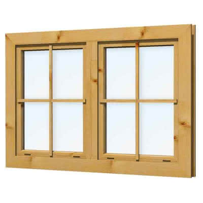 Blockhaus-Fenster Standard-Serie 