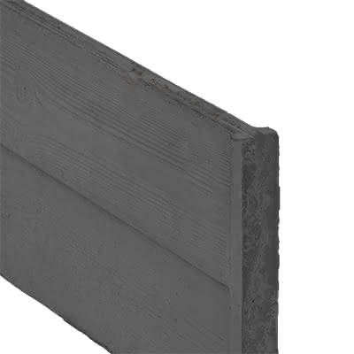 Beton Stülpschalungs-Motivplatte SYSTEM 3, 4,8x26x184 cm anthrazit Stülpschalungs-Motivplatte | anthrazit