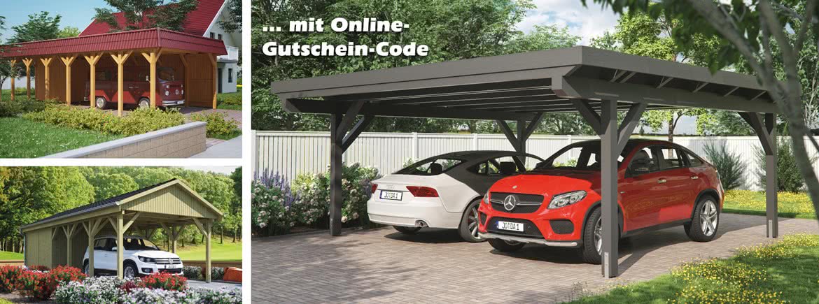 Joda Lineshop Carport Gartenhaus Sichtschutz Holz