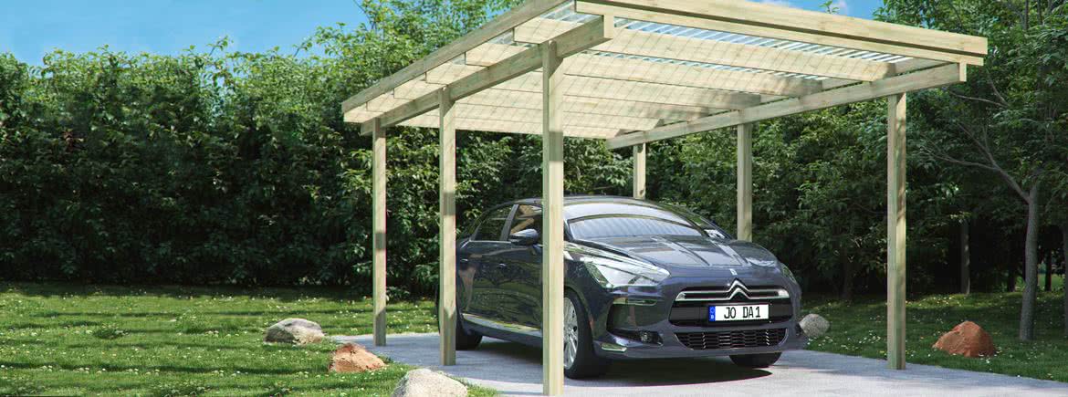 Joda Lineshop Carport Gartenhaus Sichtschutz & Holz